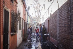 Incendio En Un Cite De Santiago Centro