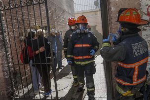 Incendio En Un Cite De Santiago Centro