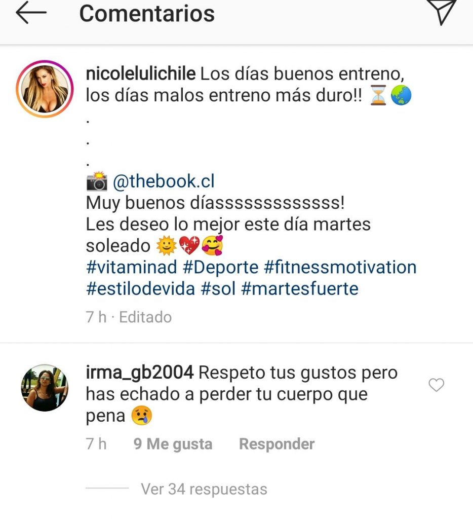 Captura Instagram Luli