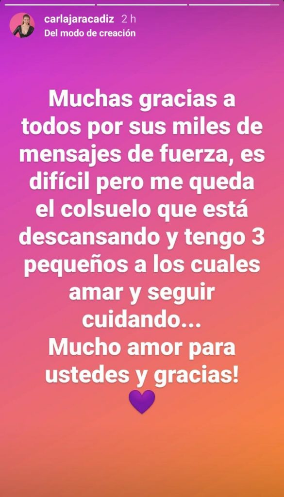 Captura Instagram Carla