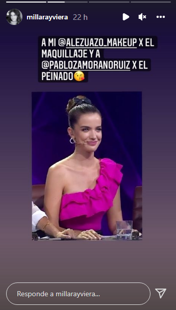 Captura Instagram Millaray Viera